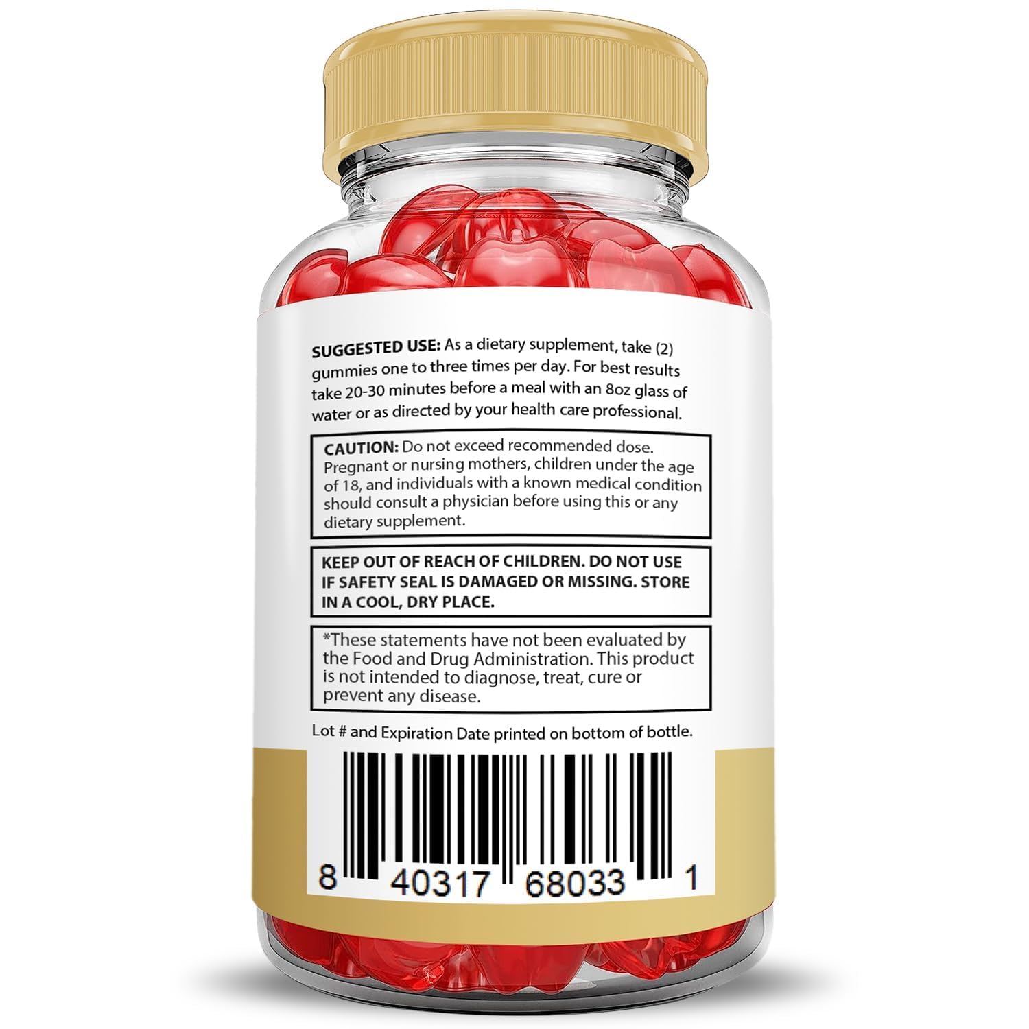 Plant-based, gelatin-free gummies with pectin base from Justified Laboratories.