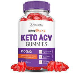 Justified Laboratories Ultra Quick Keto ACV Gummies bottle supports your daily wellness routine.