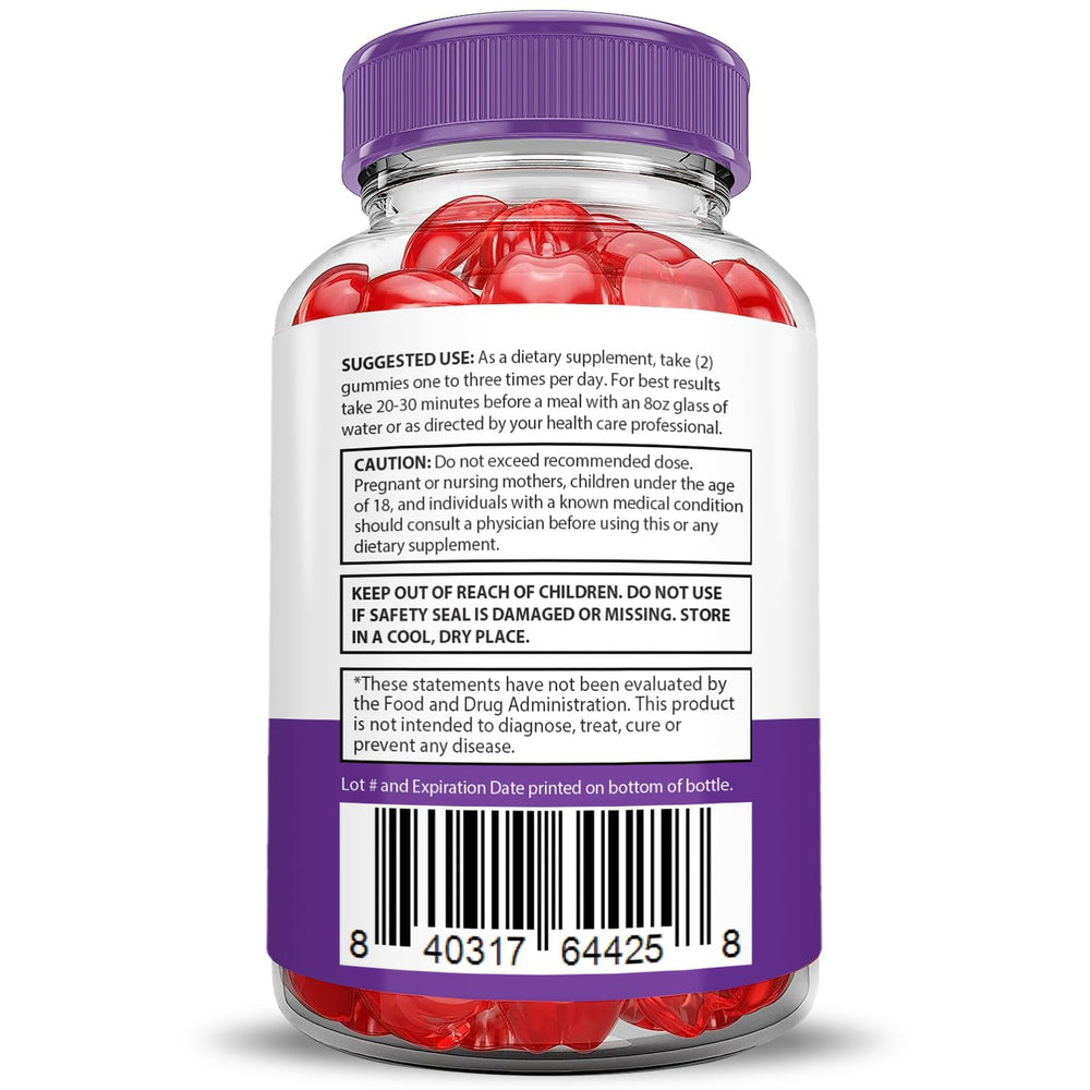 Justified Laboratories Ultra Quick Keto ACV Gummies deliver apple cider vinegar flavor with tang.