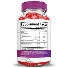 Justified Laboratories Xtreme Fit Keto ACV Gummies close-up texture showing chewy bite.