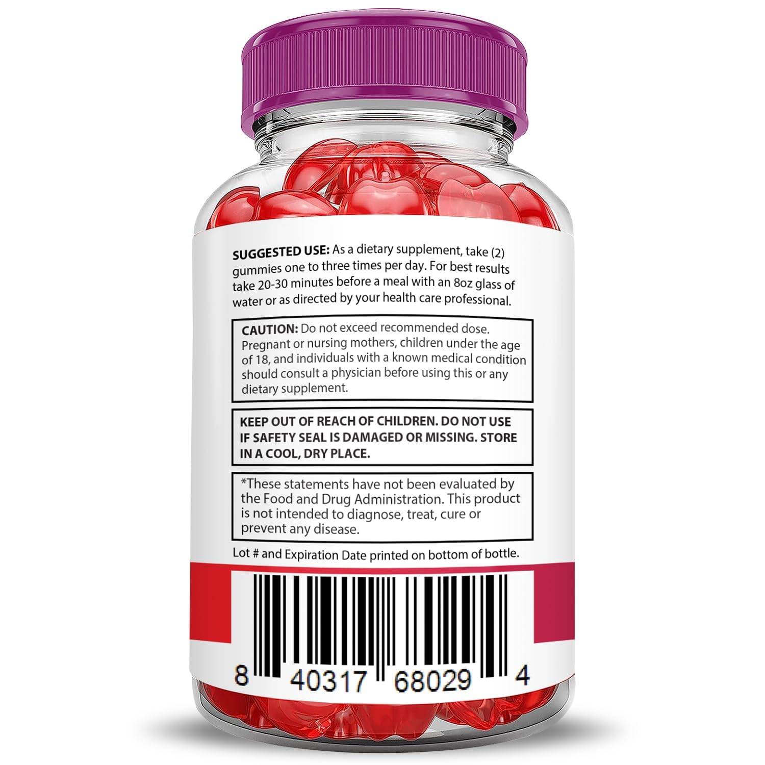 Justified Laboratories Xtreme Fit Keto ACV Gummies vegan, non-GMO, gluten-free.
