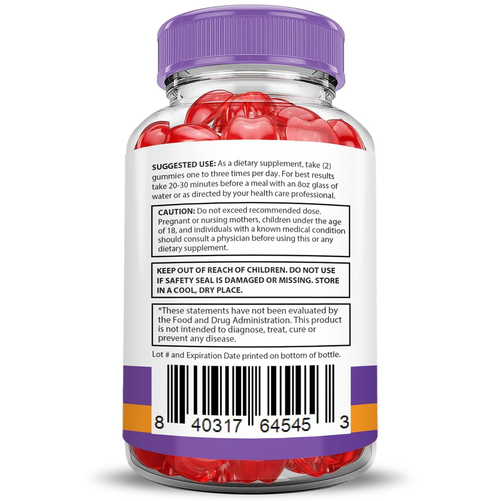 Justified Turbo Ripped Keto Gummies label emphasizing gluten-free, gelatin-free.