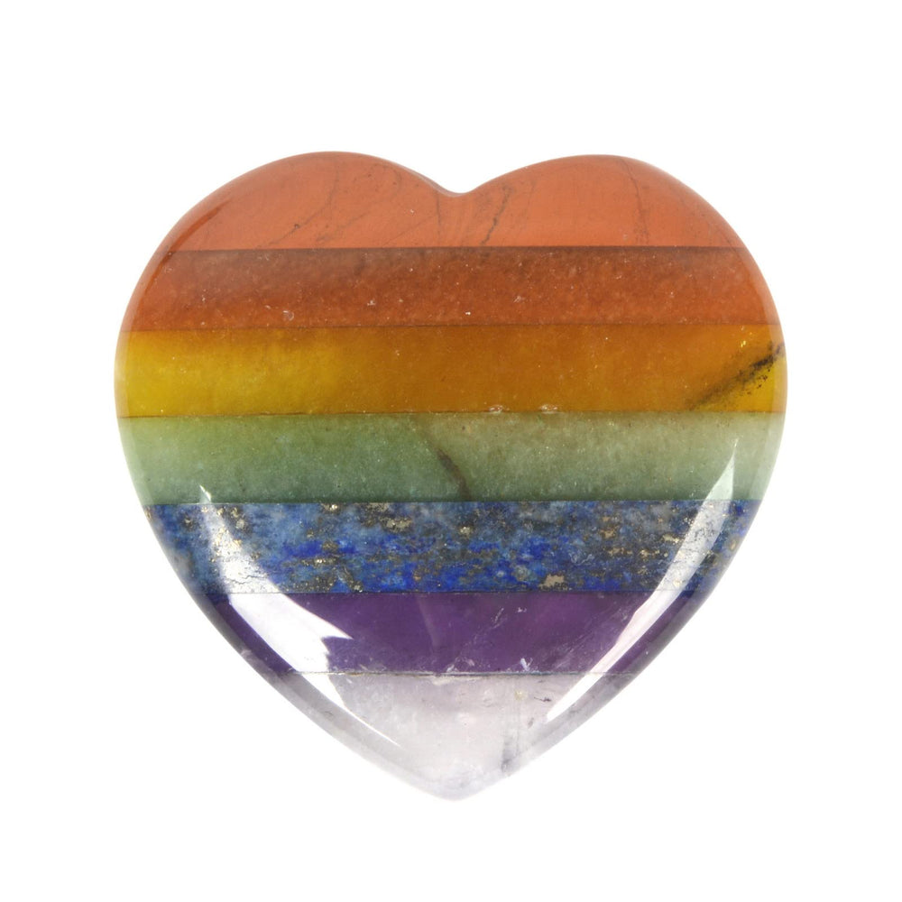 Justinstones 7 chakra thumb stone for calm focus and mindful grounding.