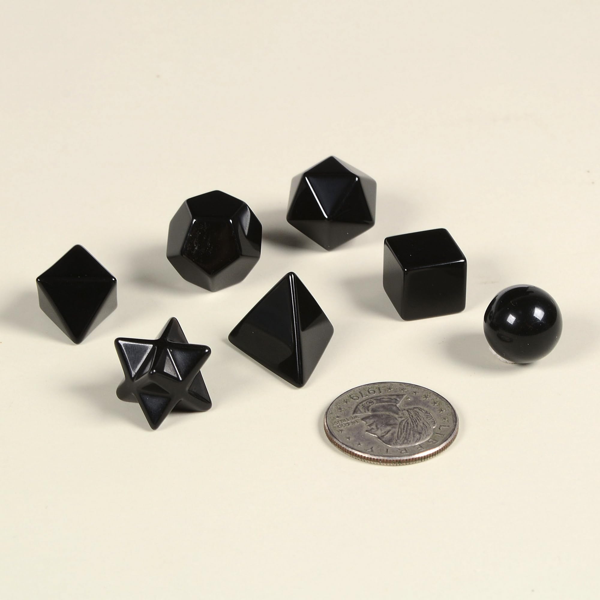 Justinstones Black Obsidian Sphere with smooth texture for grounding rituals