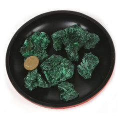 Justinstones drusy malachite window decoration emphasizes earthy tones and unique crystals.