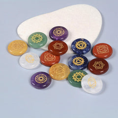 Justinstones energy-balancing meditation crystal stones aid mindful practice.