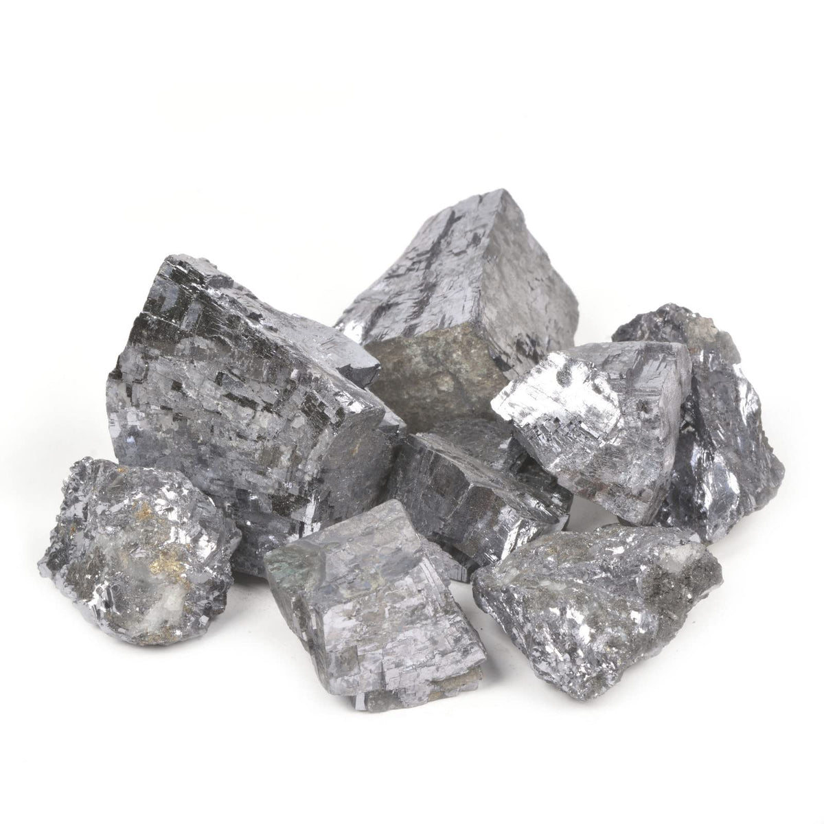 Justinstones Galena crystal 1lb pack on desk promotes harmony and focus