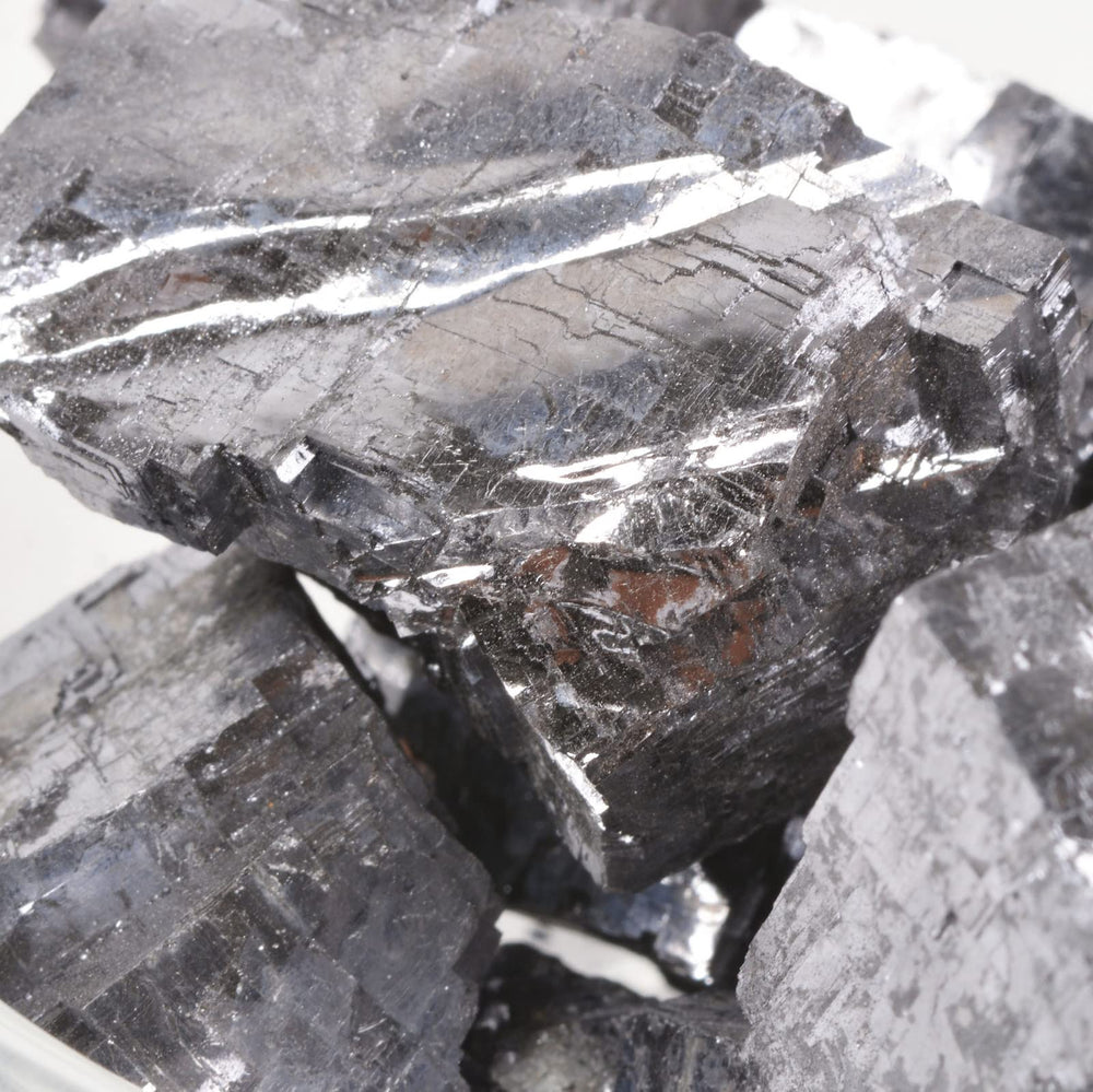 Justinstones Galena crystal cluster set in meditation space for calm