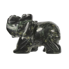 Justinstones kambaba jasper elephant figurine for desk decor and calm ambiance