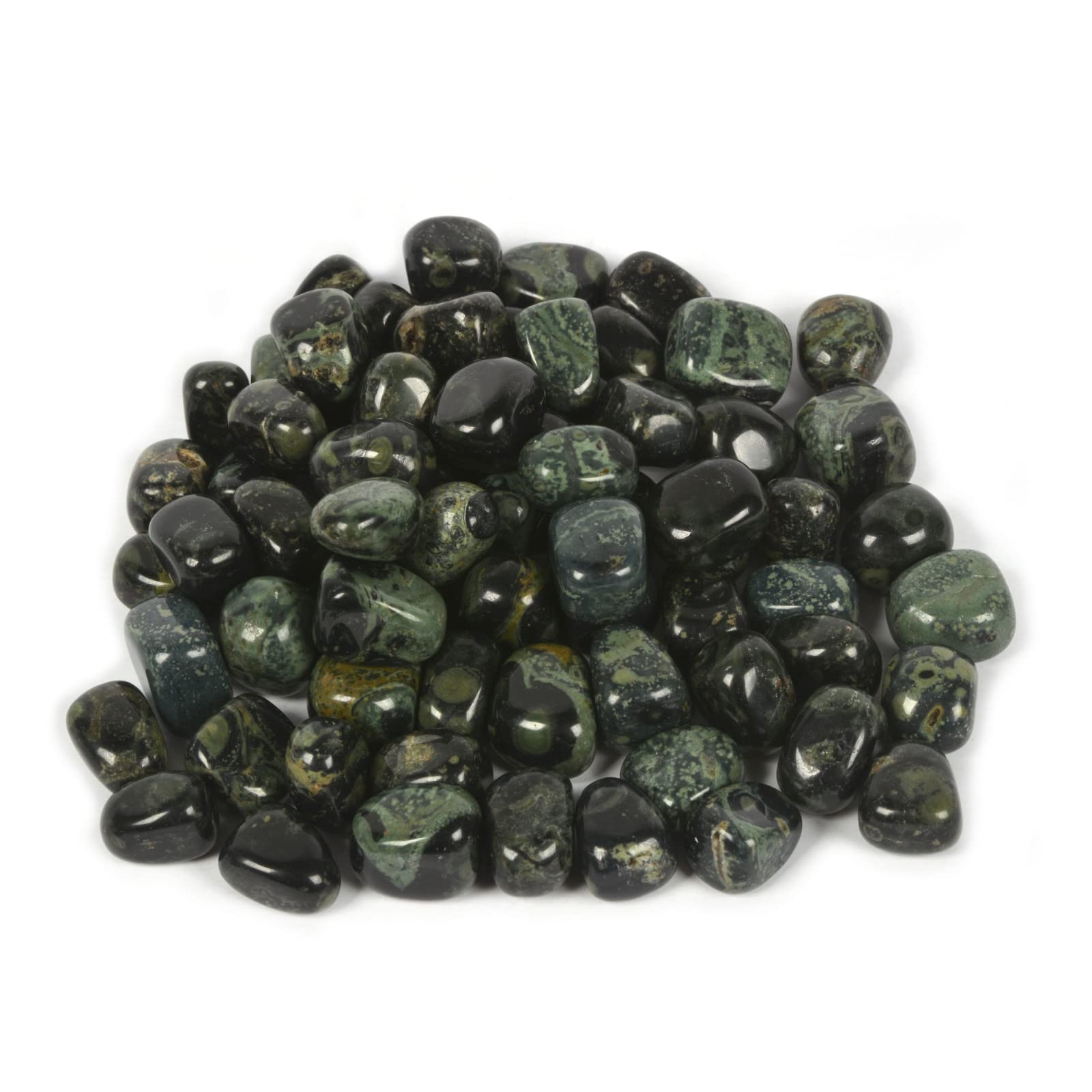 Justinstones kambaba jasper tumbles arranged for gift-ready home decor and calm ambiance