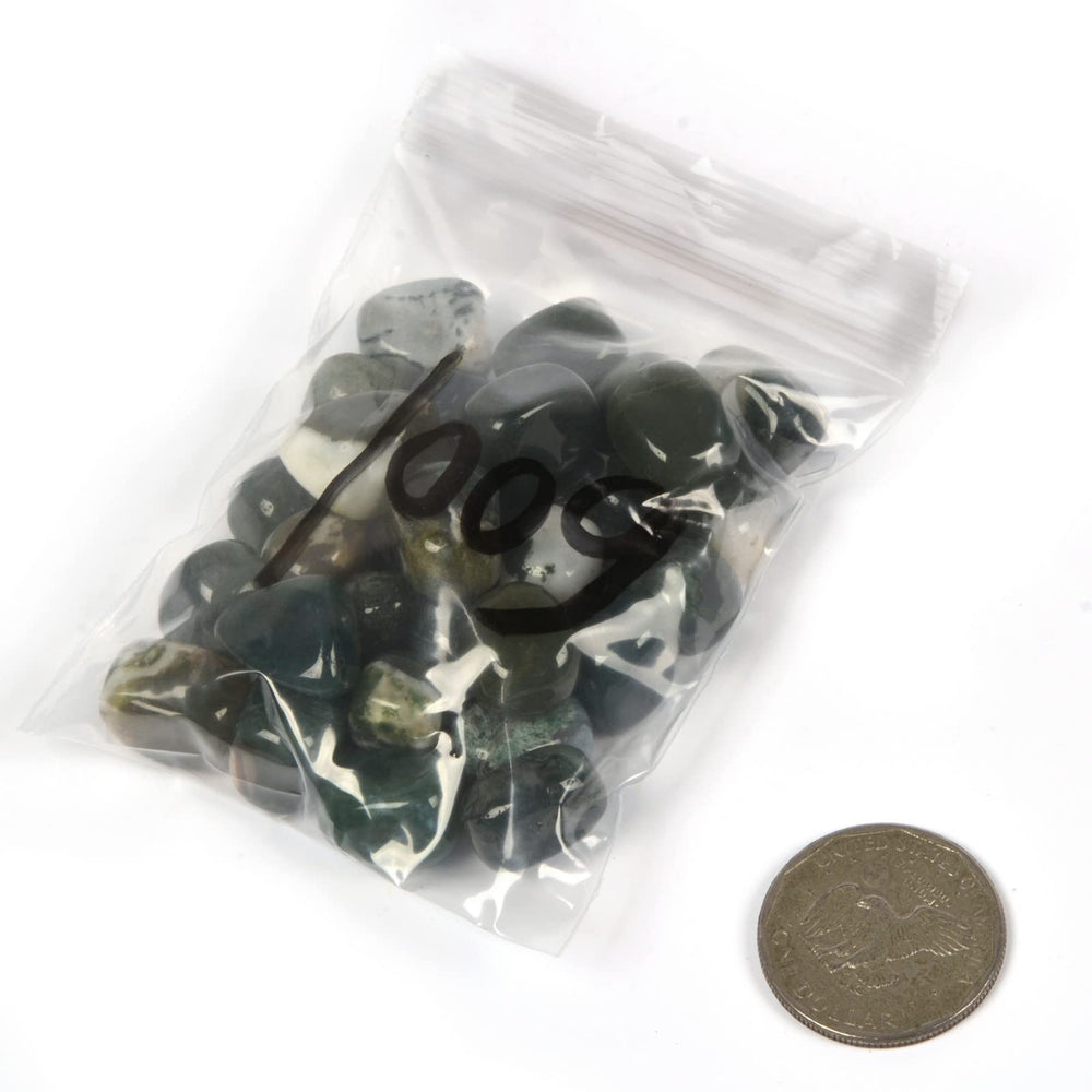 Justinstones moss agate home decor piece adds serene ambiance to any room