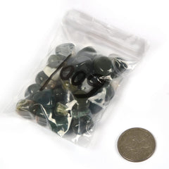 Justinstones moss agate home decor piece adds serene ambiance to any room