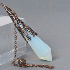 Justinstones Opalite pendulum color variations reveal natural beauty and energy focus.