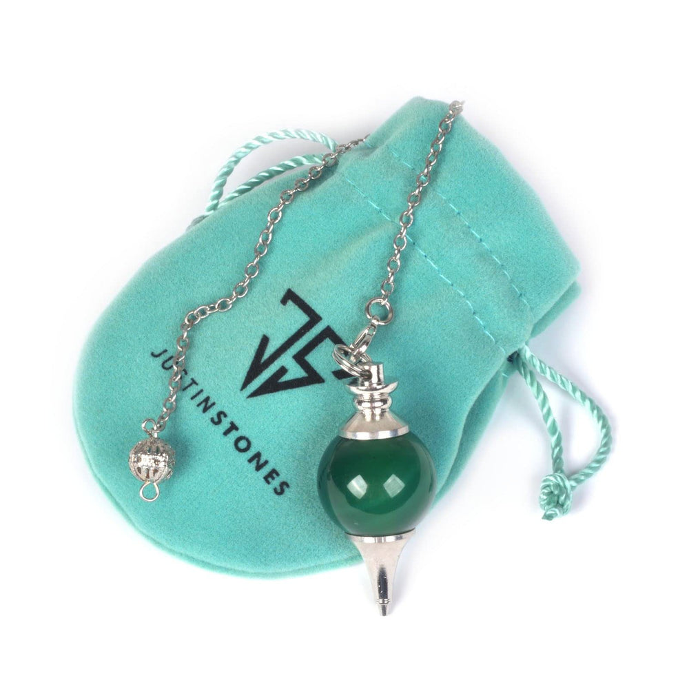 Justinstones Pendulum with logo pouch keeps your kit organized