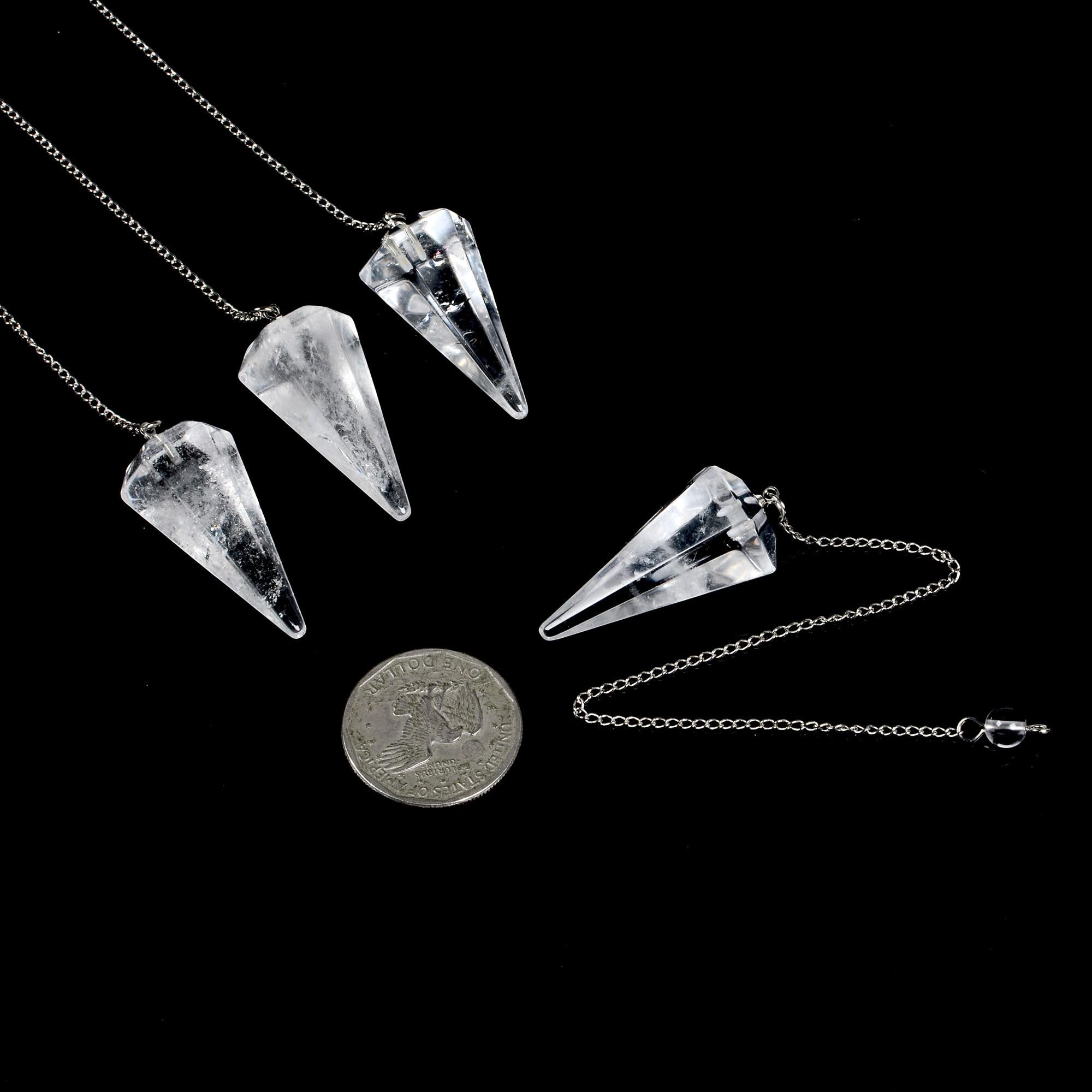 Justinstones pendulum with protective pouch for safe storage