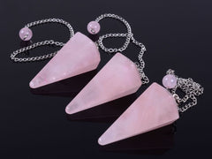 Justinstones Reiki chakra pendant, rose quartz glow enhances grounding during meditation.