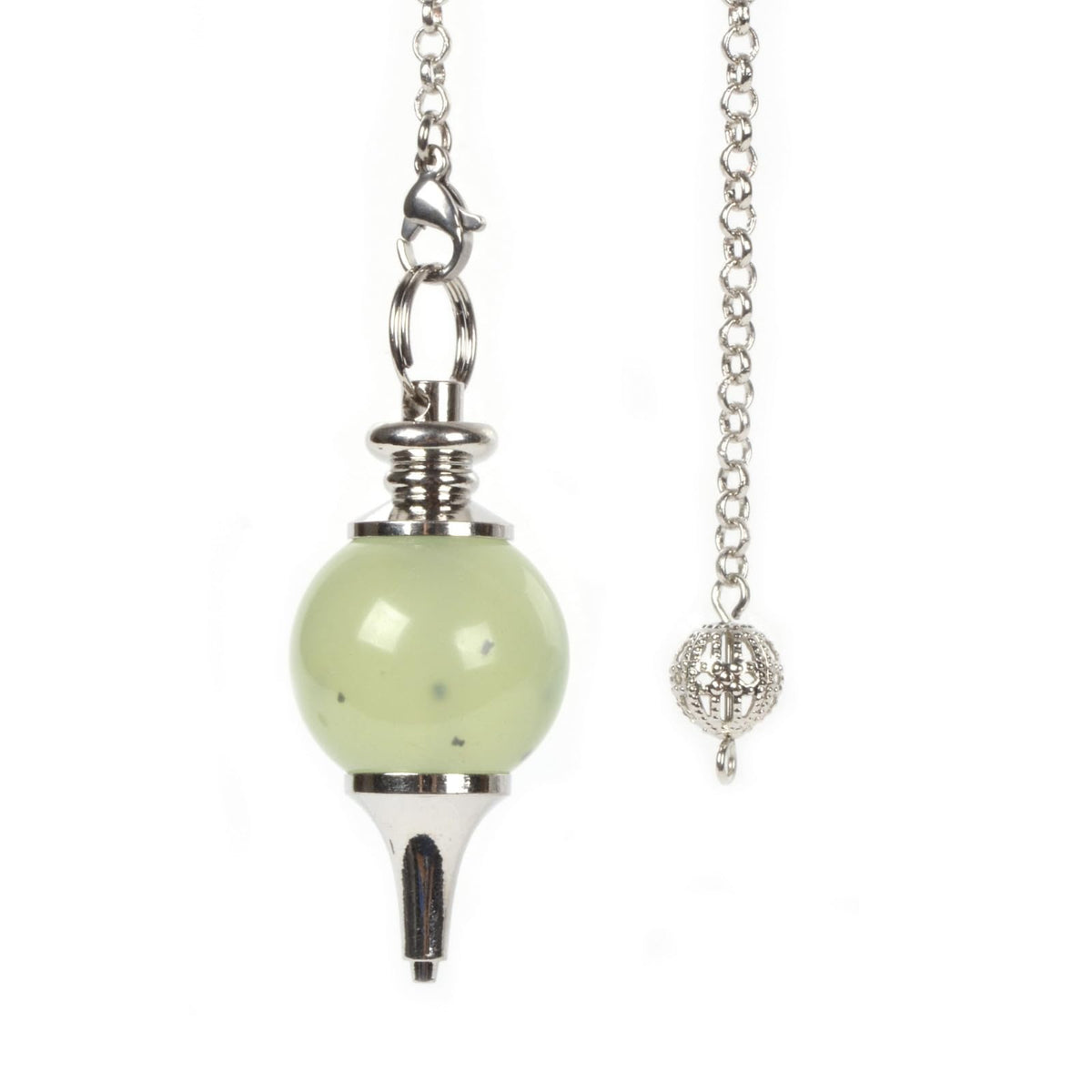 Justinstones Xinshan Jade Infinite Stone pendulum 40mm ideal for divination sessions