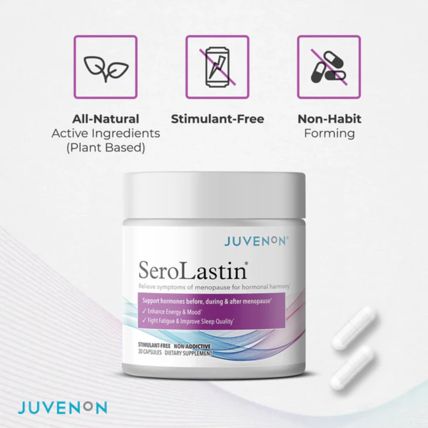 Morning routine setup with Juvenon SeroLastin for steady daytime energy.