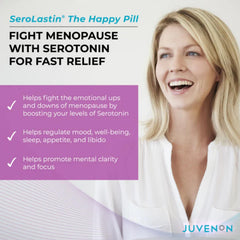 Juvenon SeroLastin packaging closeup highlights natural ingredients and quality.