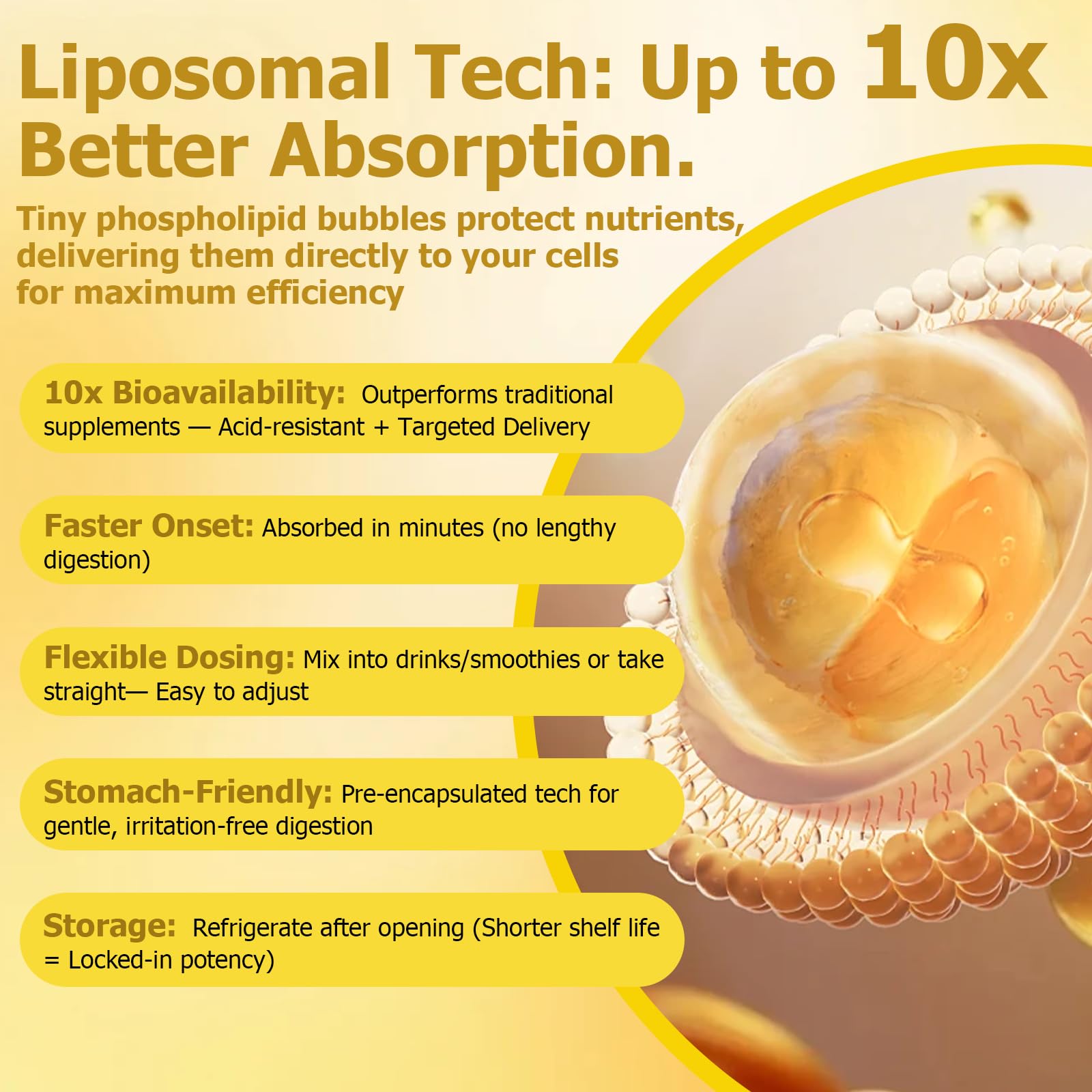 JUIWEFKK drops poured into smoothie for improved nutrient delivery