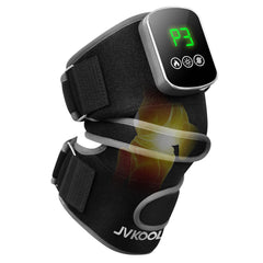 JVKOOL knee massager front view in grey offers ergonomic daily comfort.