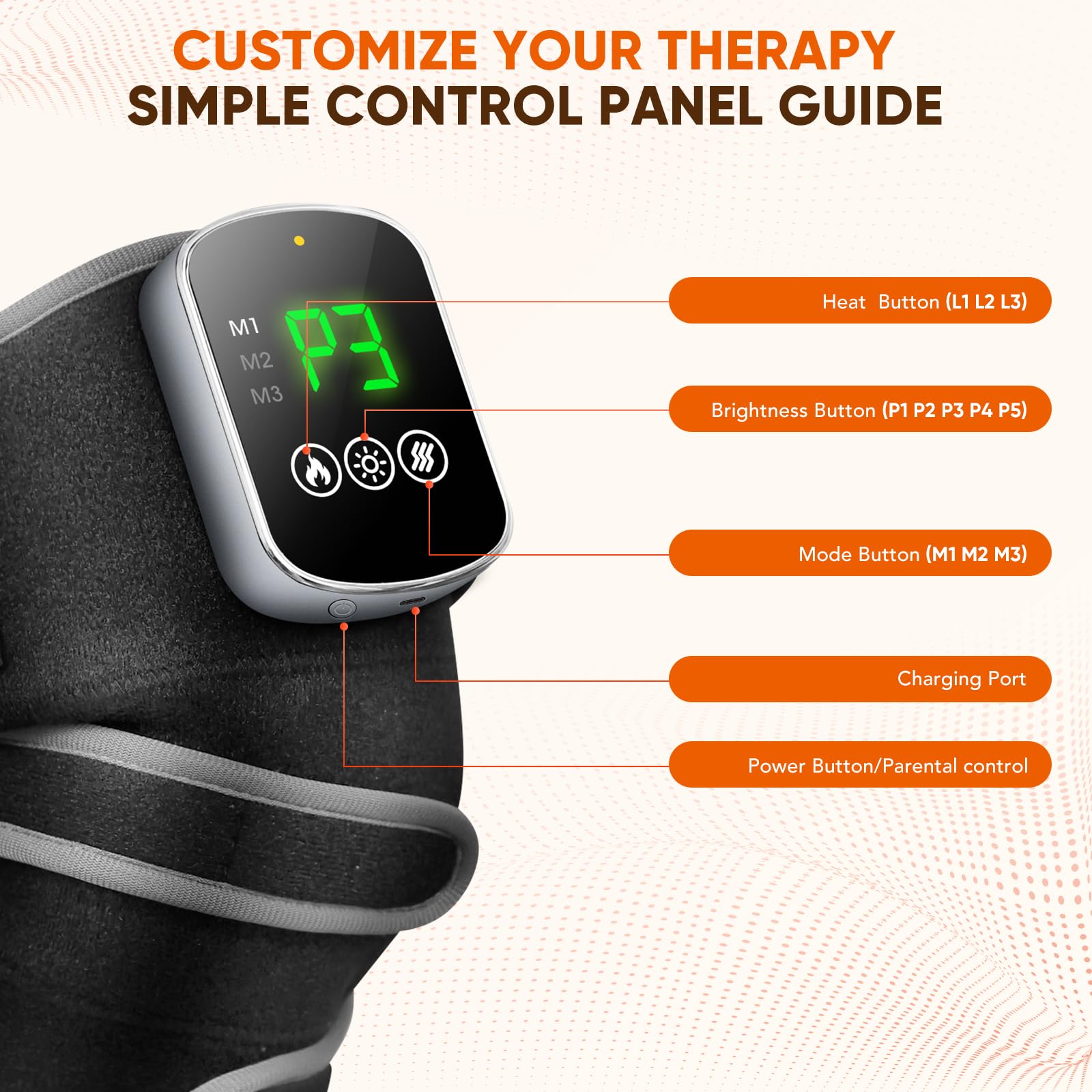 JVKOOL knee massager hypoallergenic sleeve enables irritation-free wear.