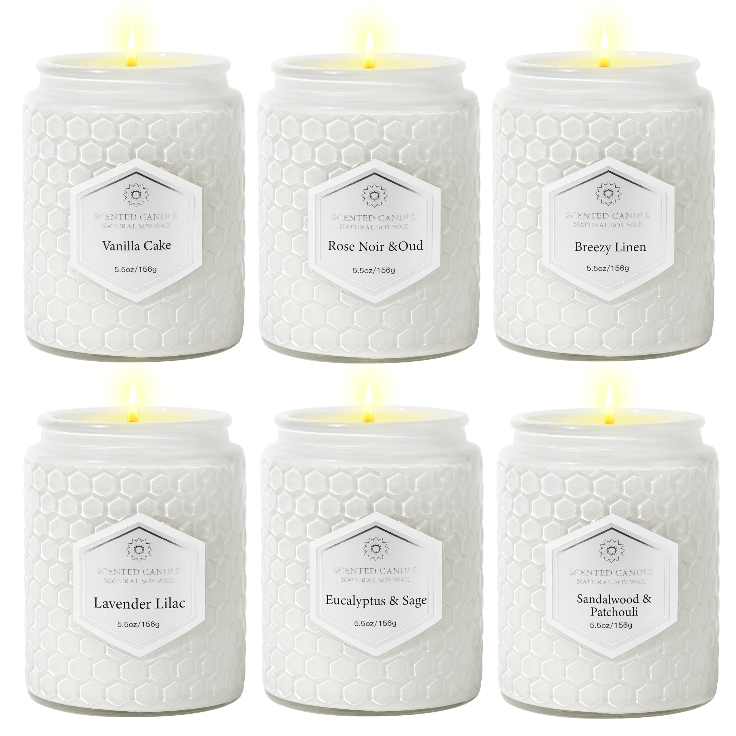 JXDLSQ Rose Noir & Oud candle jar for calming ambiance