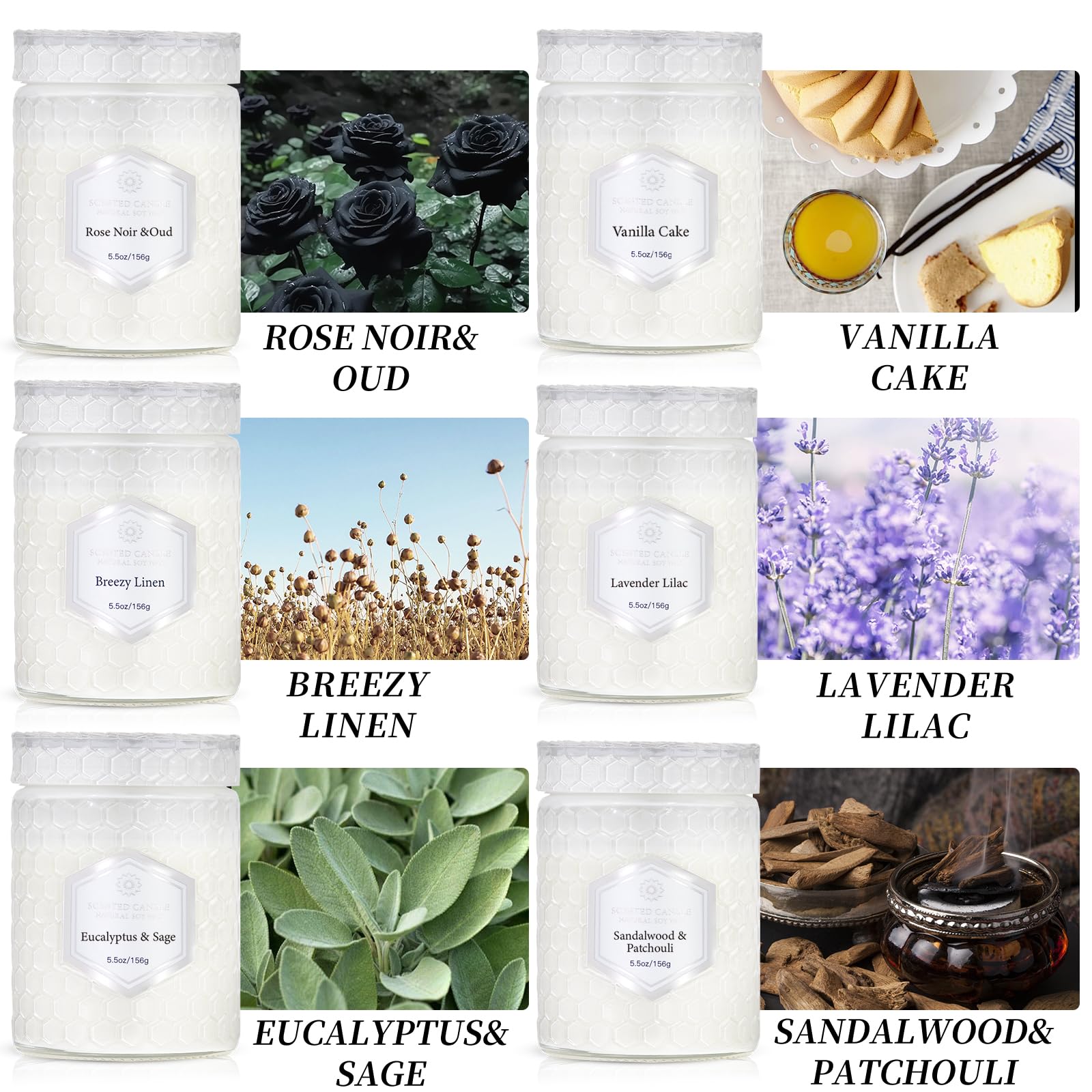 JXDLSQ Vanilla Cake candle jar for cozy evenings