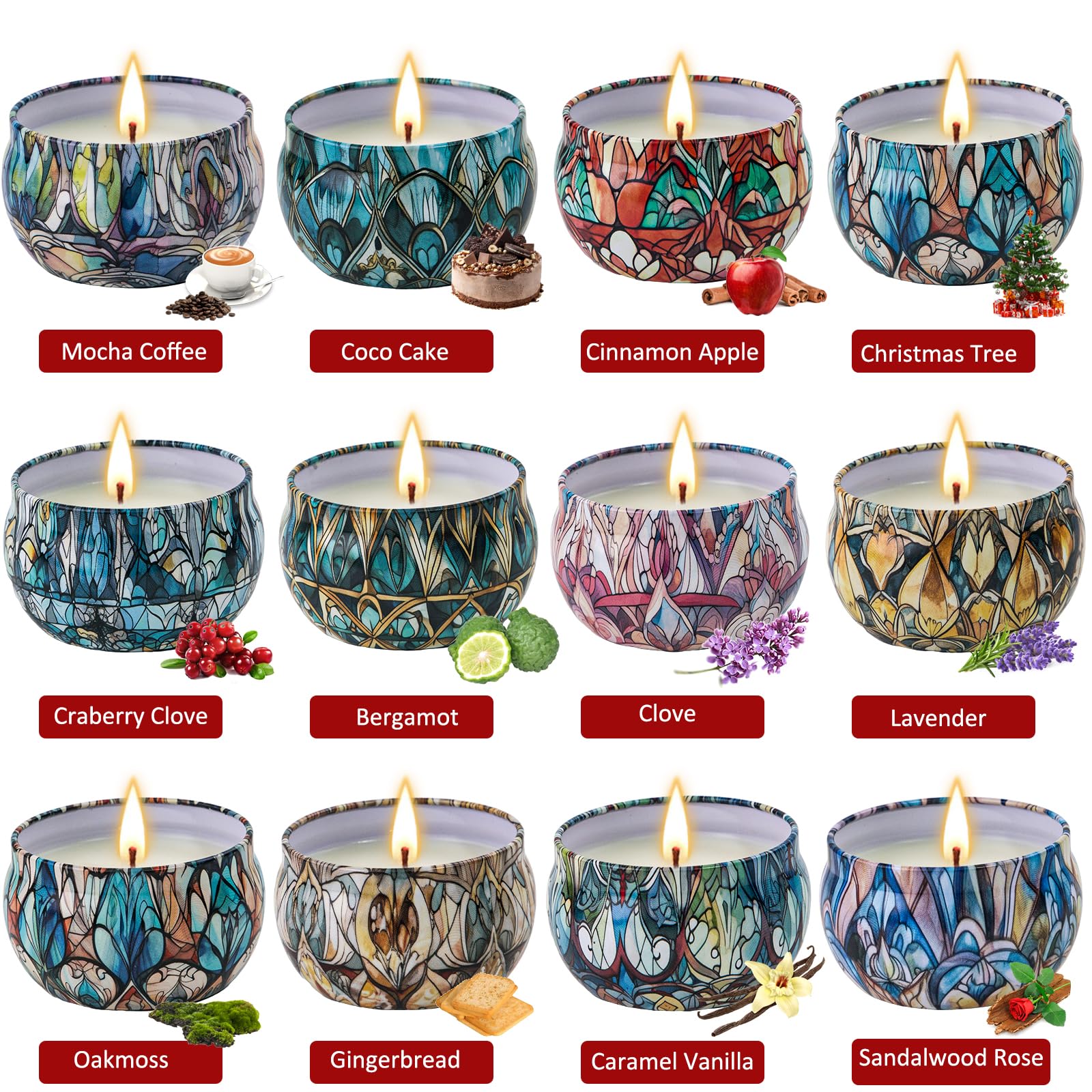 JXDLSQ Cinnamon Apple candle brings warm spice to kitchens and living spaces.