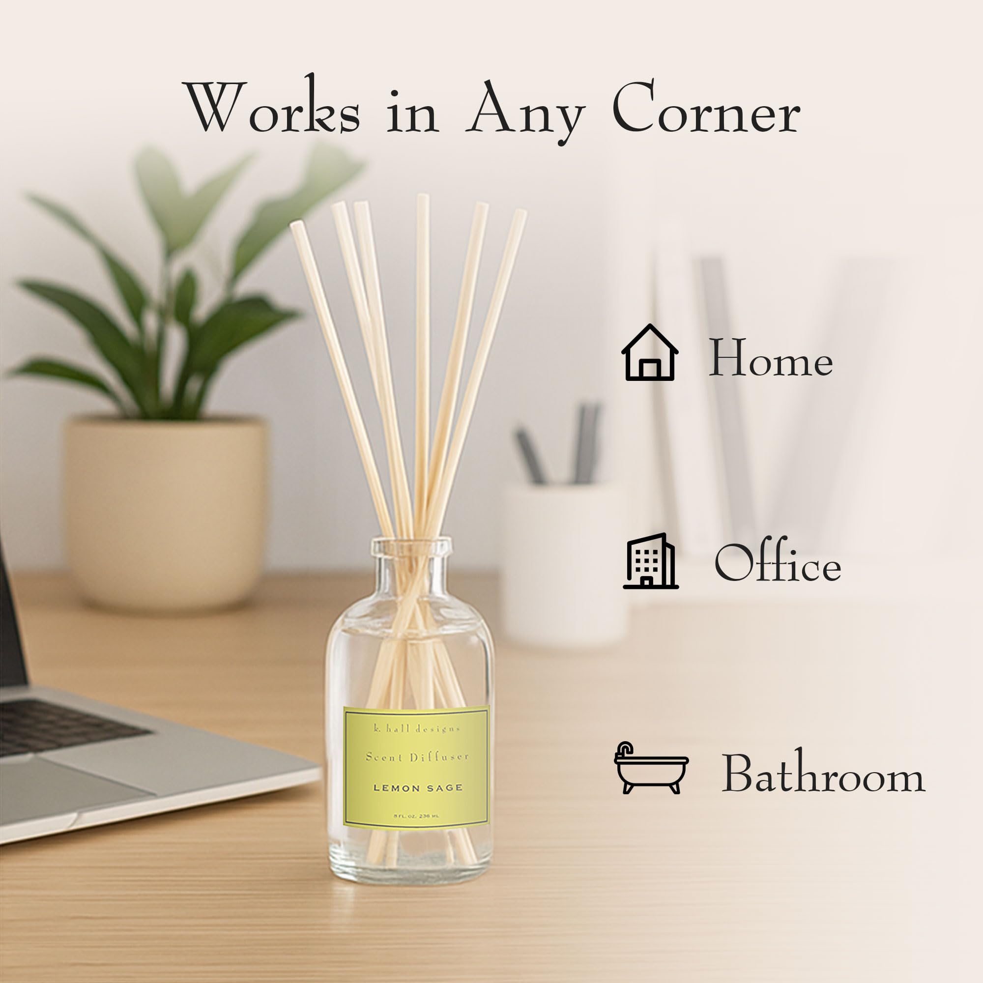 K. Hall Designs lemon-sage label signals true-to-name fragrance