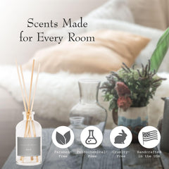 Reed sticks saturate deeply to release a warm, sweet aroma by K Hall Designs.