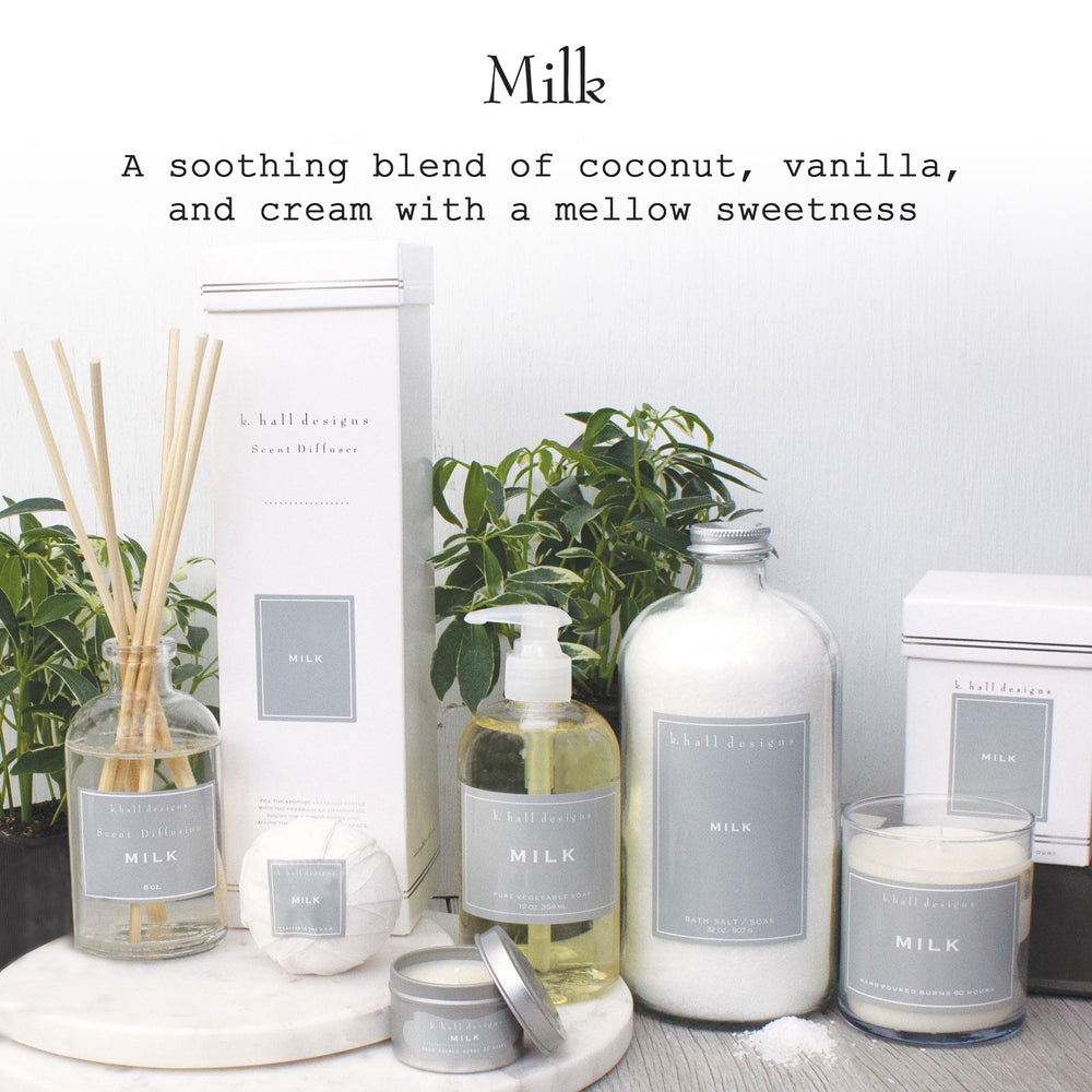 Milk Scent diffuser in a cozy living room setup showcasing subtle aroma.