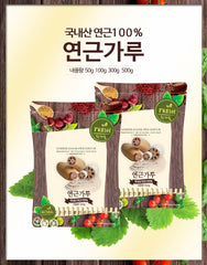 Close-up of K-Herb powder texture for smooth blending.