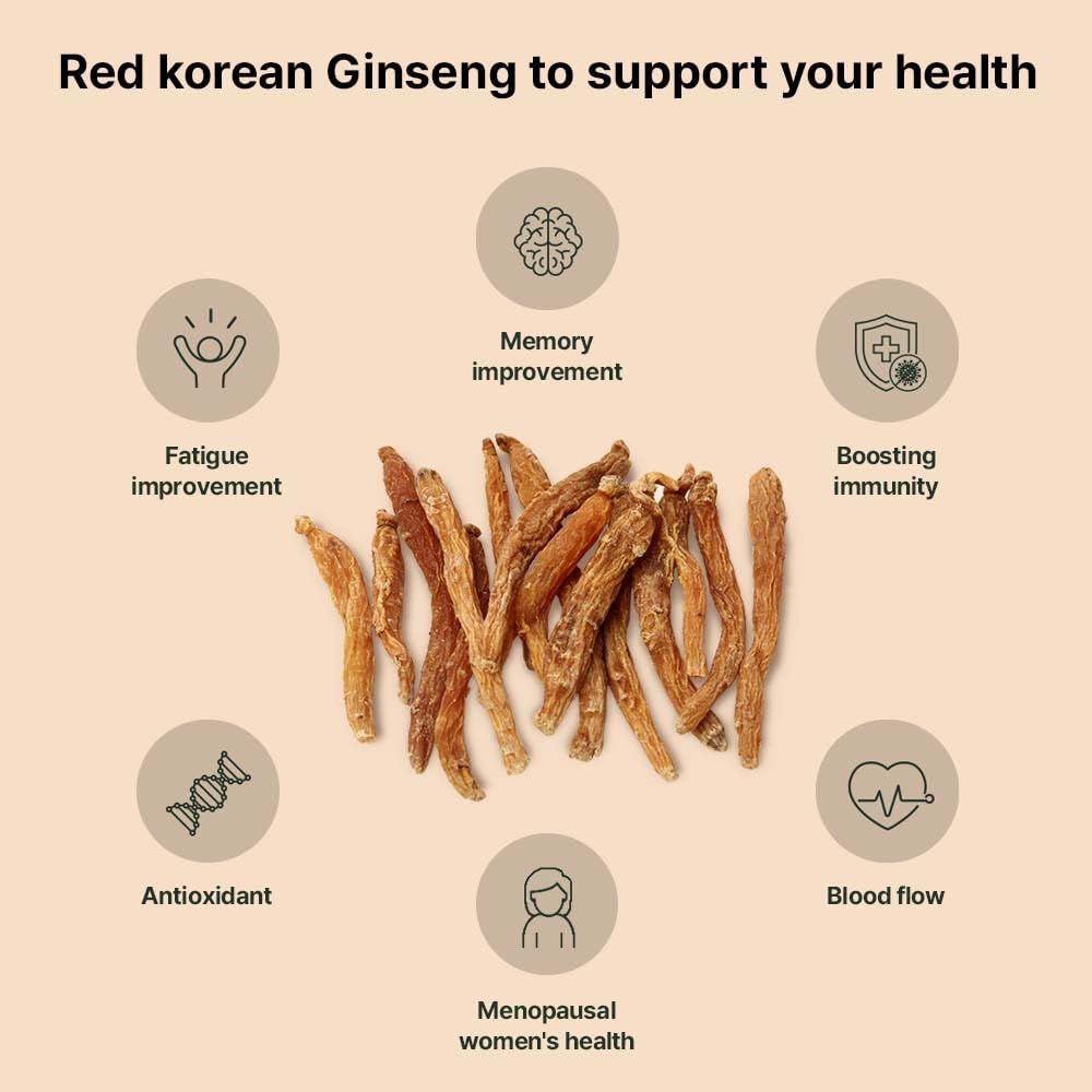 K-Herb packaging highlights no preservatives and premium Korean formula.
