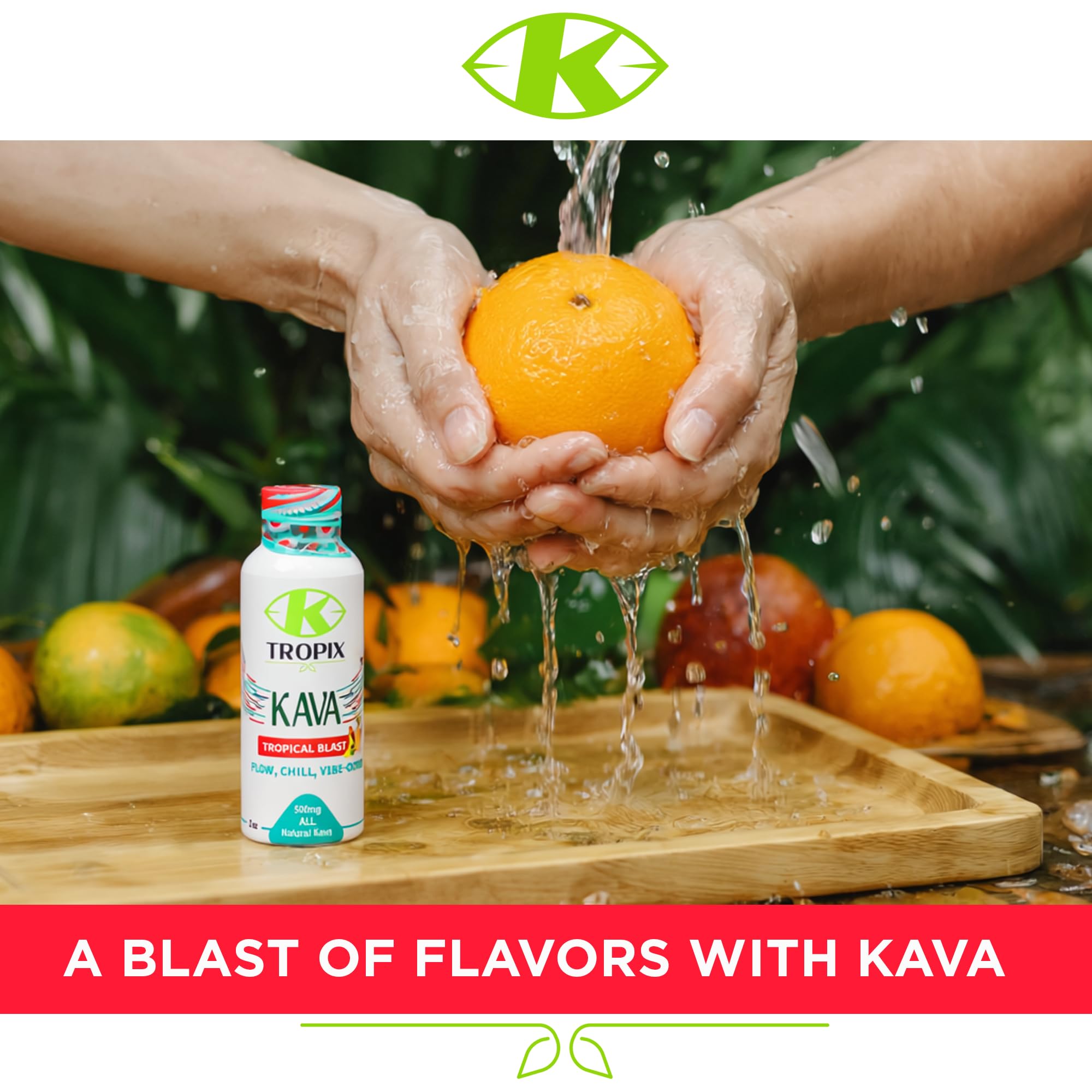 K Tropix Kava Shot on-the-go use supports busy days and calm moments.