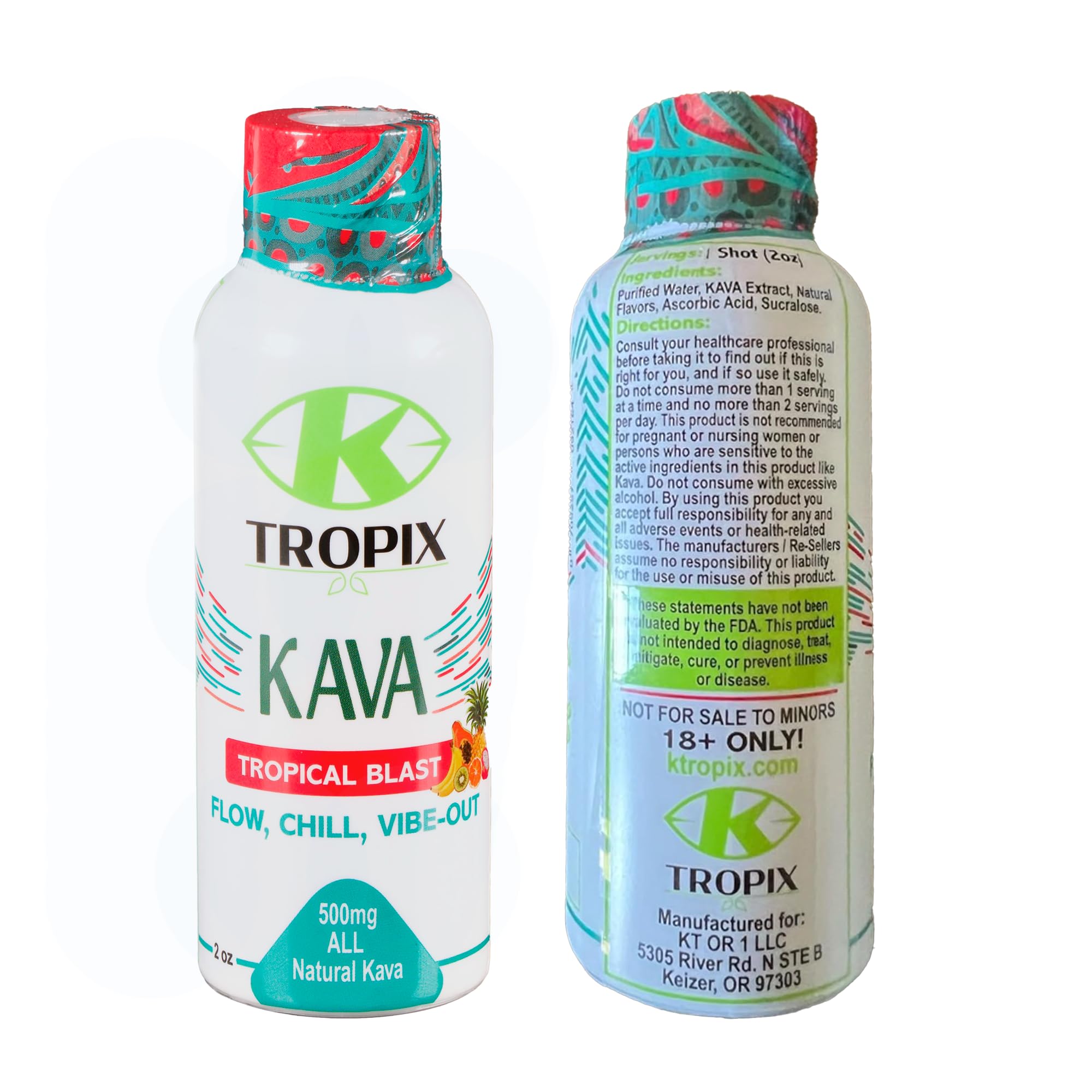 K Tropix Kava Shot relaxing scene conveys stress relief potential.