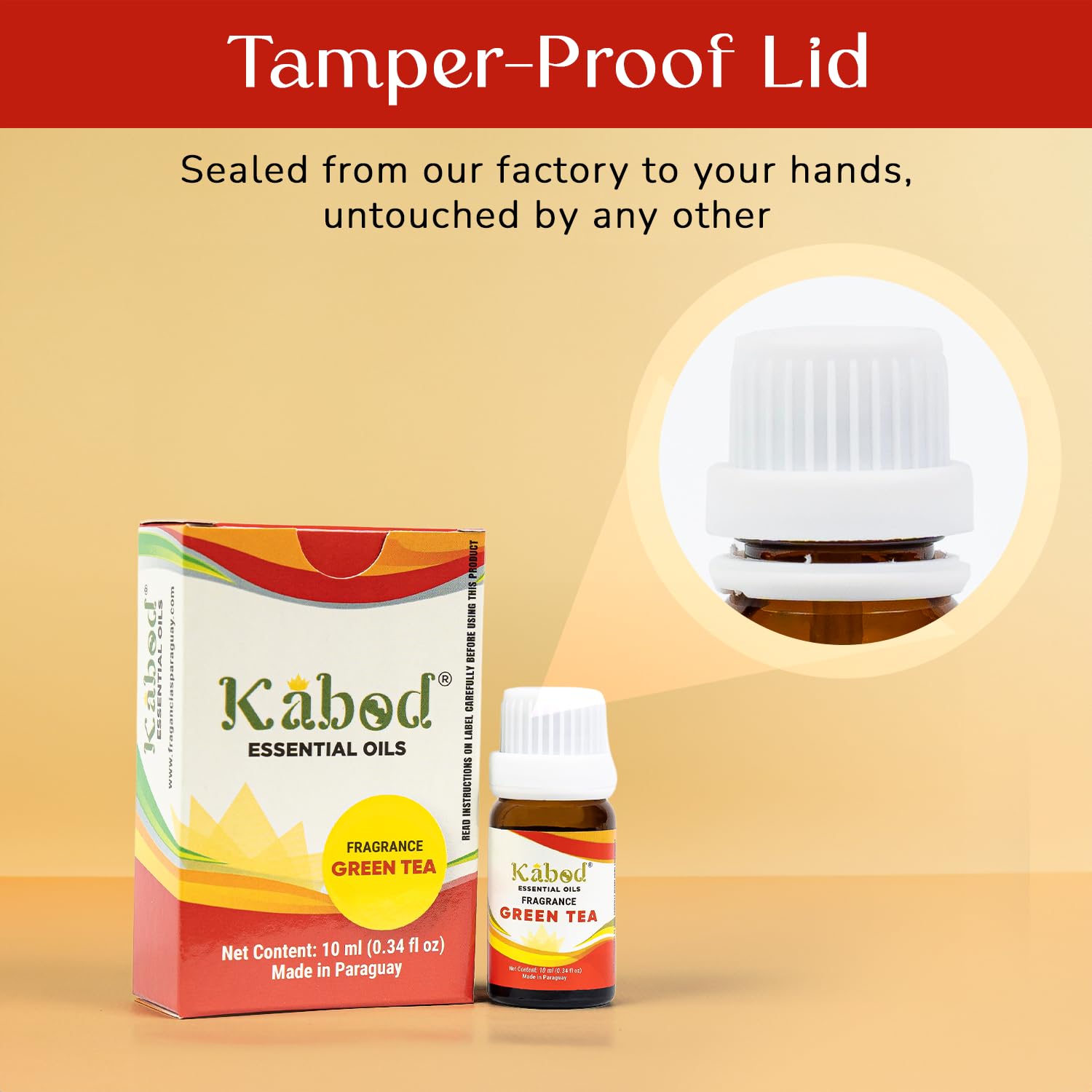 Kabod Green Tea Essential Oil suitable for humidifiers and diffusers