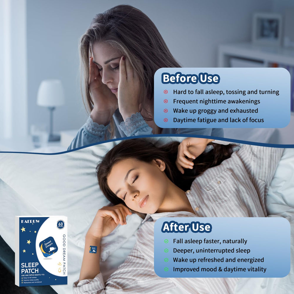 Kaeruw Sleep Patch with breathable base for comfortable overnight fit.