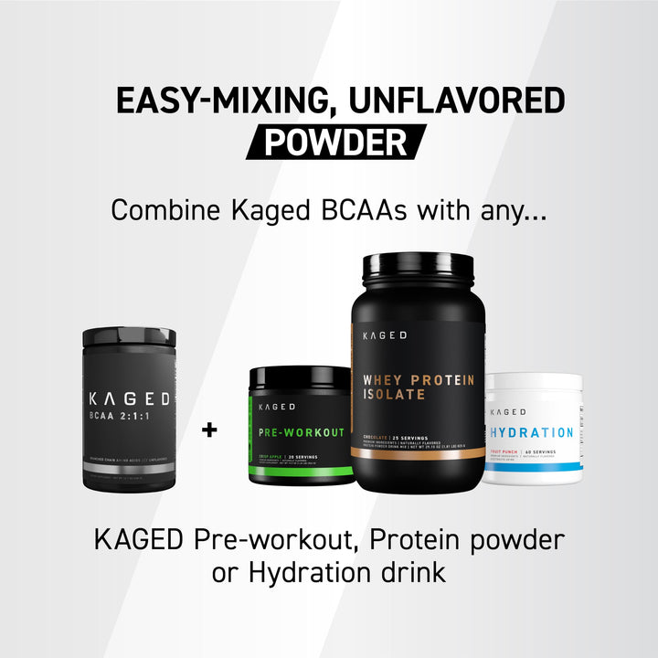 Kaged BCAAs no colors flavors fillers emphasizes purity and testing.