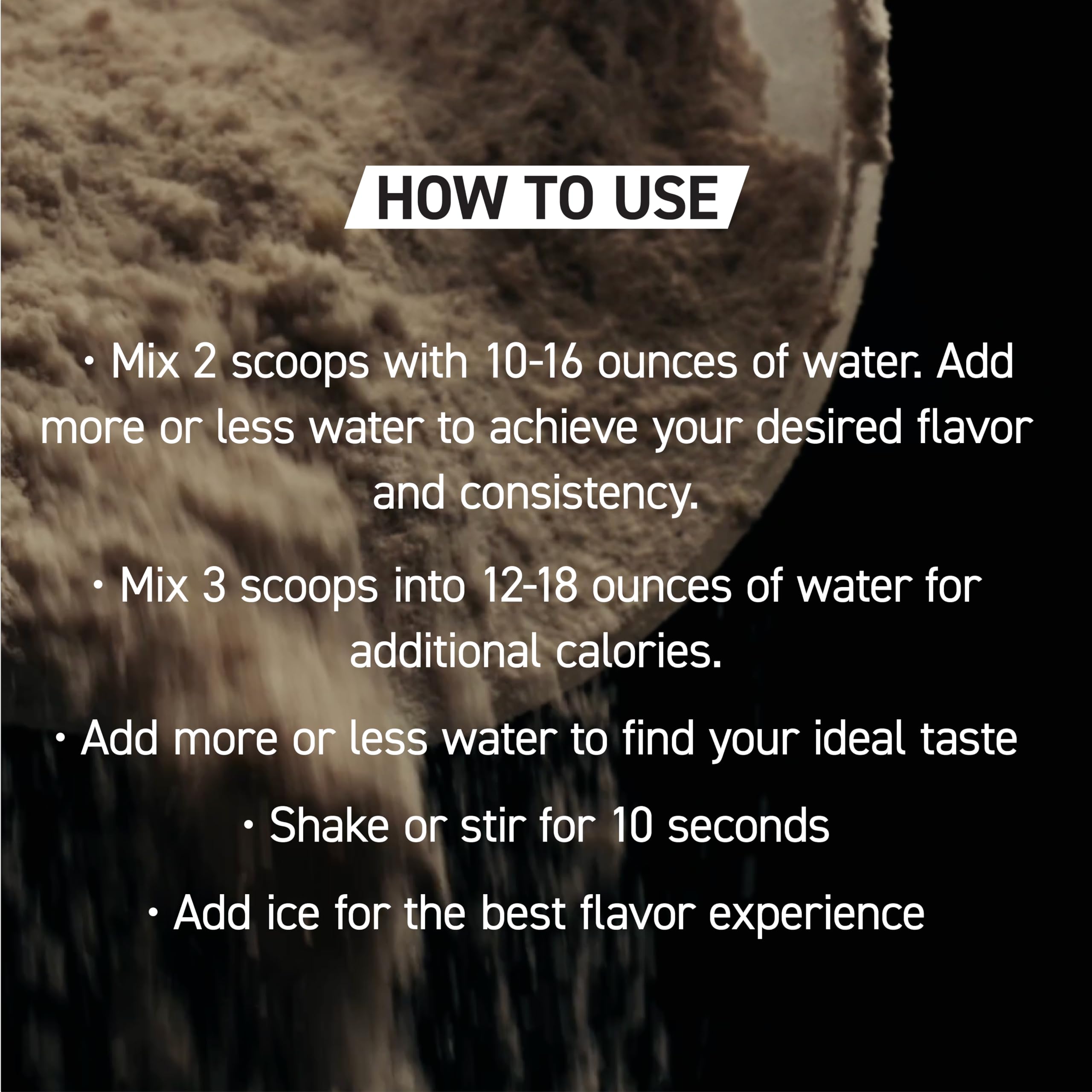 Kaged Clean Meal shake pouring into glass showing creamy texture