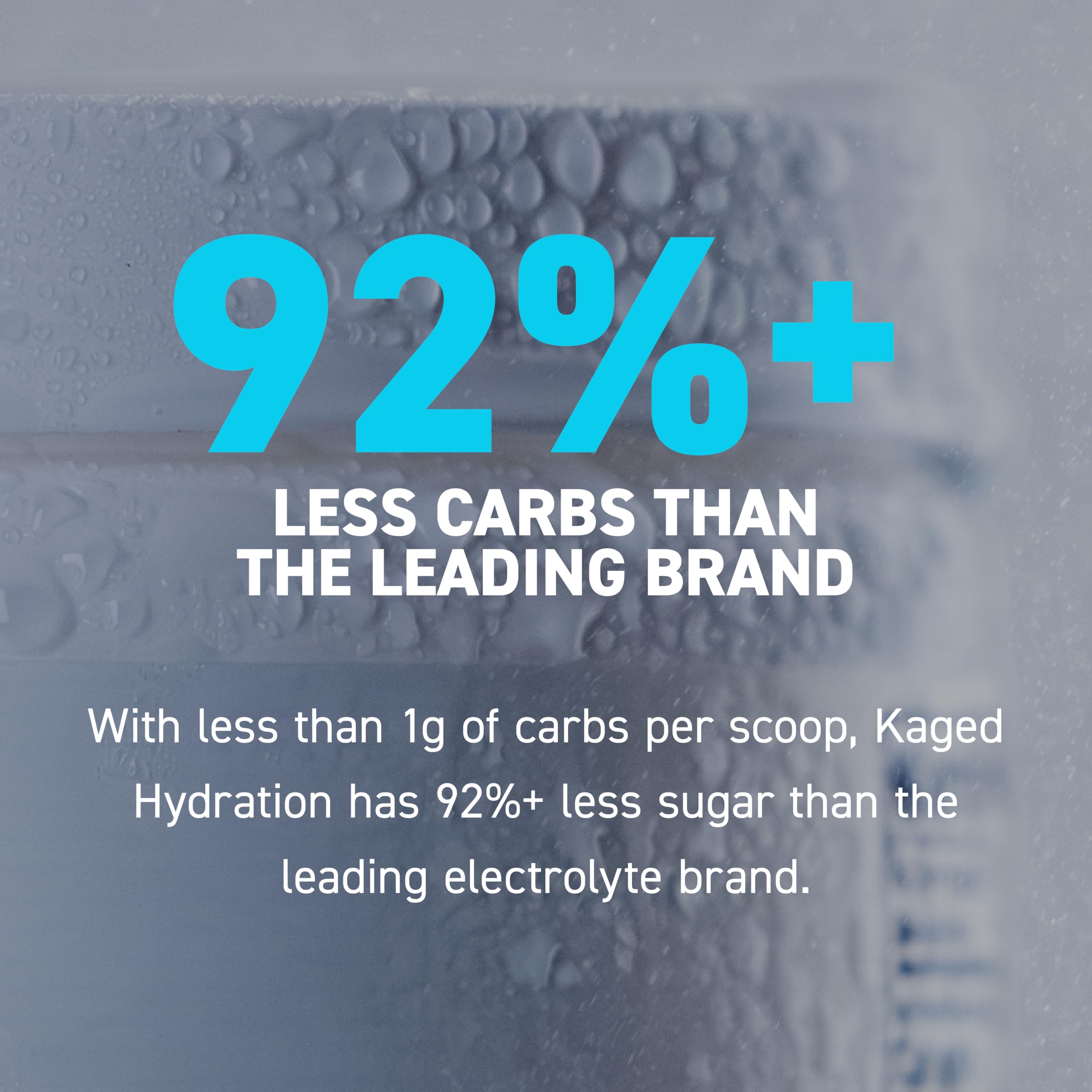 Kaged Daily Hydration label closeup emphasizes clean ingredients and electrolytes