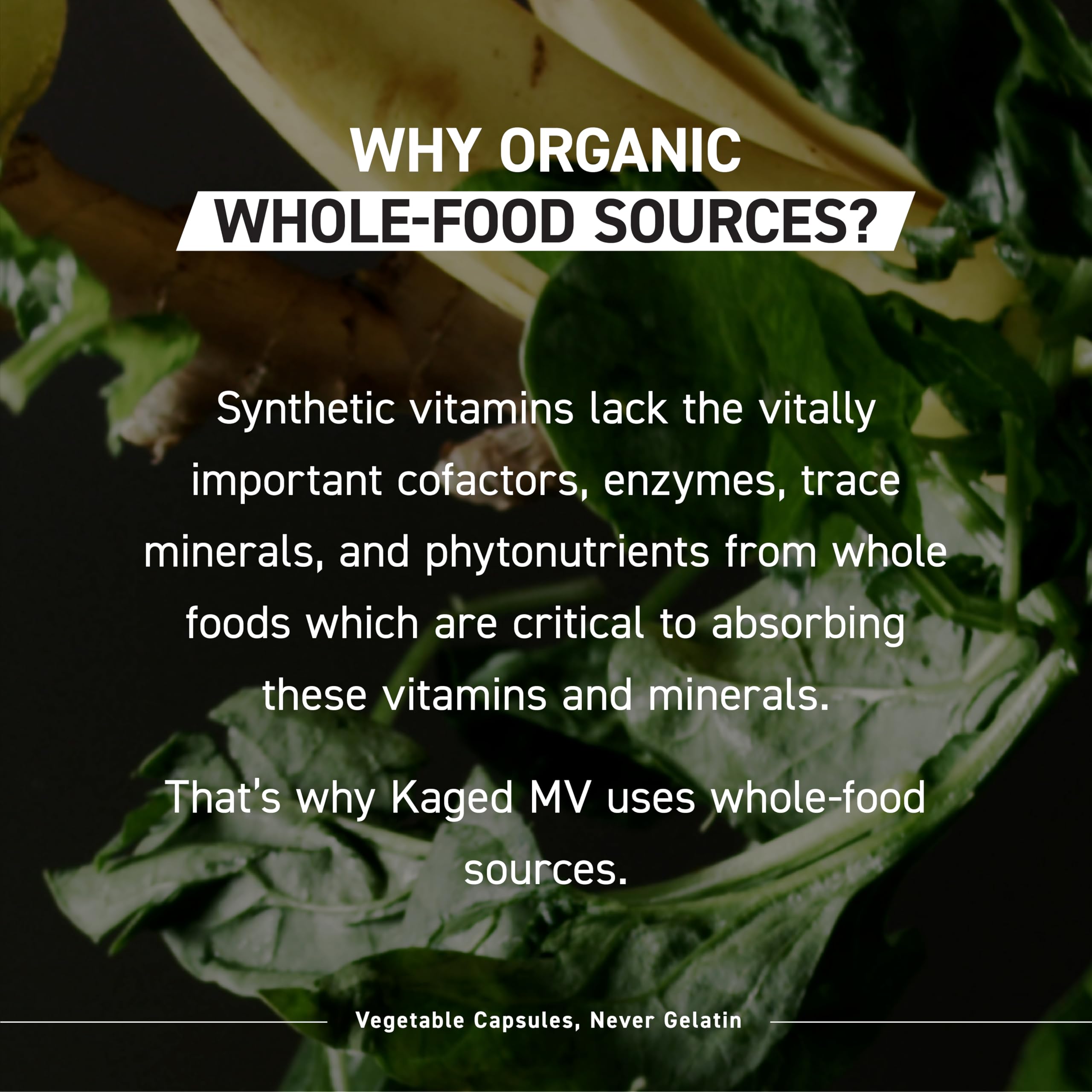 Kaged Multivitamin daily dose, single-serving convenience for routines.