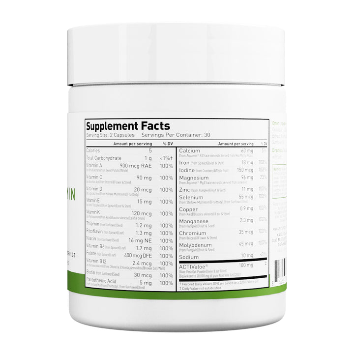 Kaged Multivitamin organic boost emphasizing premium whole-food ingredients.
