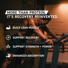 Kaged Post Workout Orange Cream shake ready in a glass demonstrates clean post-workout nutrition.