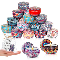 KaGrbves 36-pack candle gift set with tin jars, ideal for bulk party favors.
