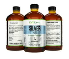 Kaiame Naturals Colloidal Silver with a pet silhouette suggesting pet-safe use.