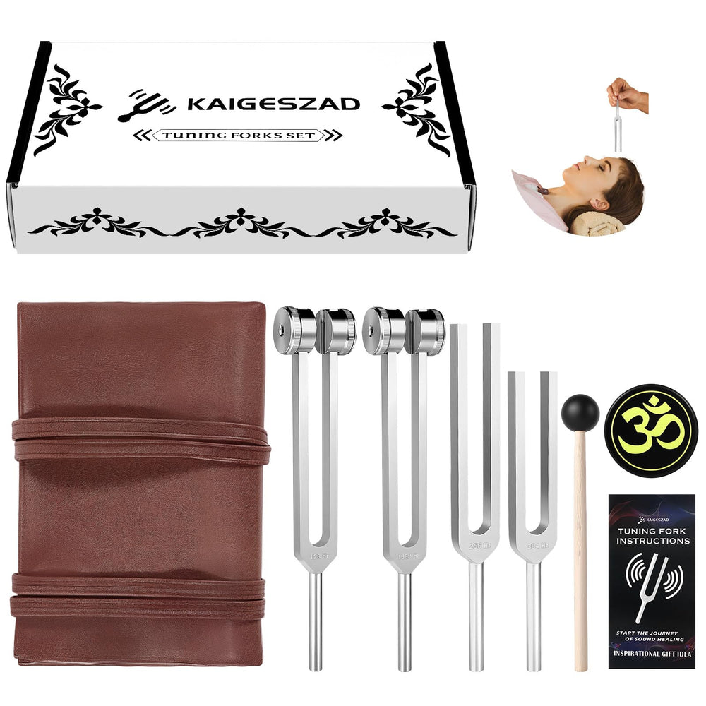 KAIGESZAD 128 Hz tuning fork for balance during meditation.