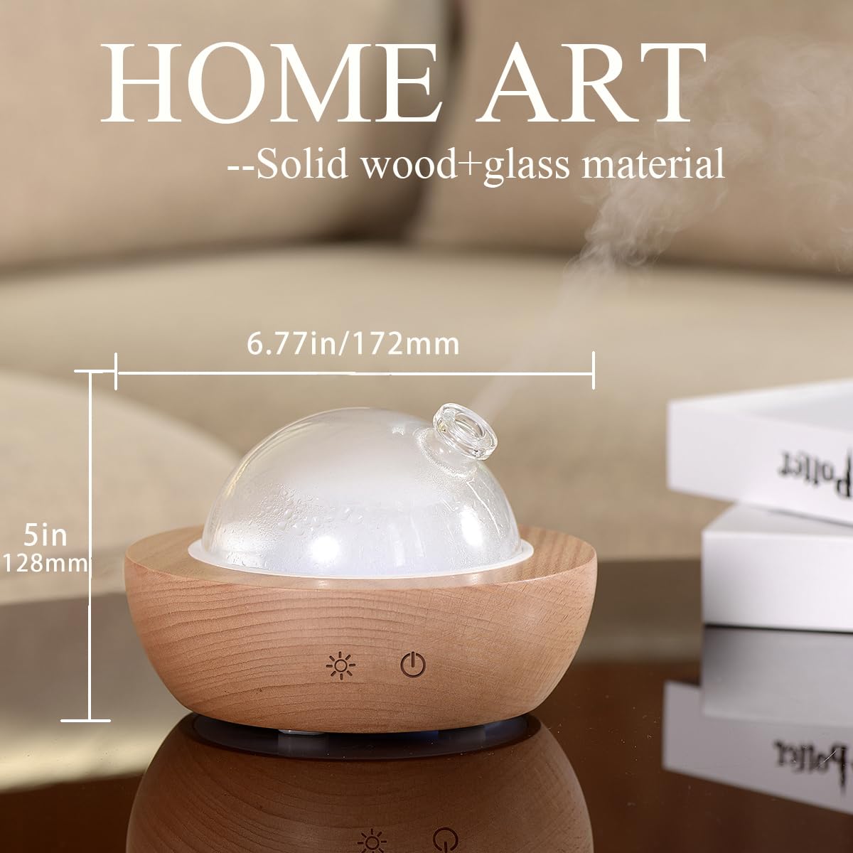 Kakoda 7-color LED lights illuminate mood lighting for relaxation.