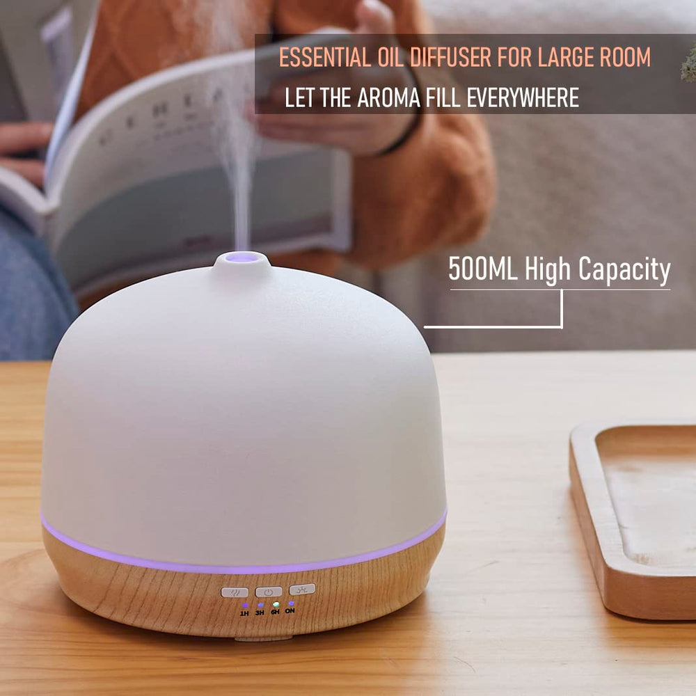 Kakoda diffuser with timer settings for customizable aromatherapy sessions.