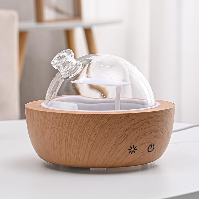 Kakoda diffuser with woodgrain base suits modern interiors